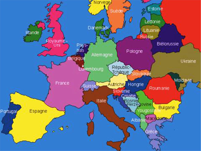hongrie carte europe